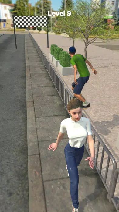 Capturas de tela do Skater!