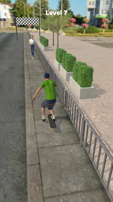 Capturas de tela do Skater!