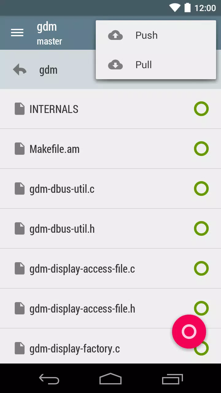 Pocket Git Screenshots