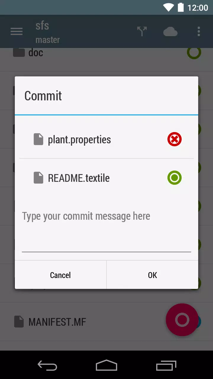 Pocket Git Screenshots