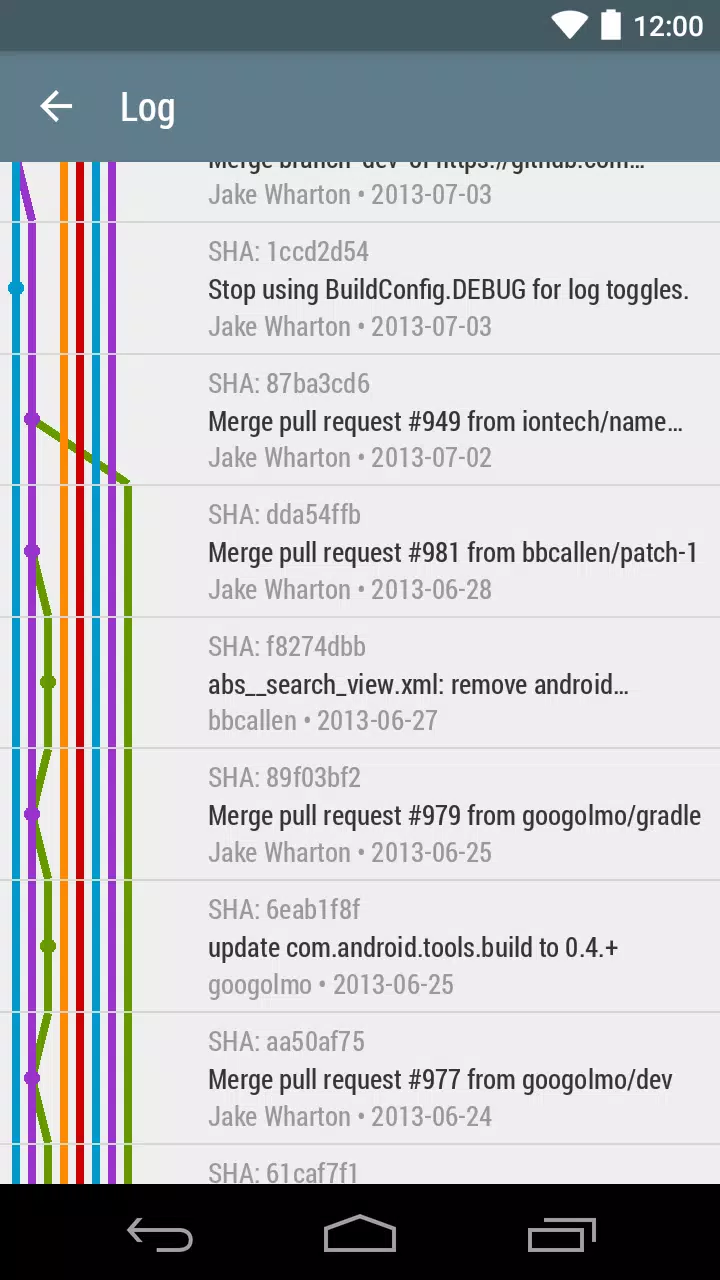 Pocket Git Screenshots