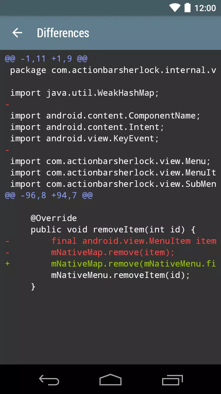 Pocket Git Screenshots