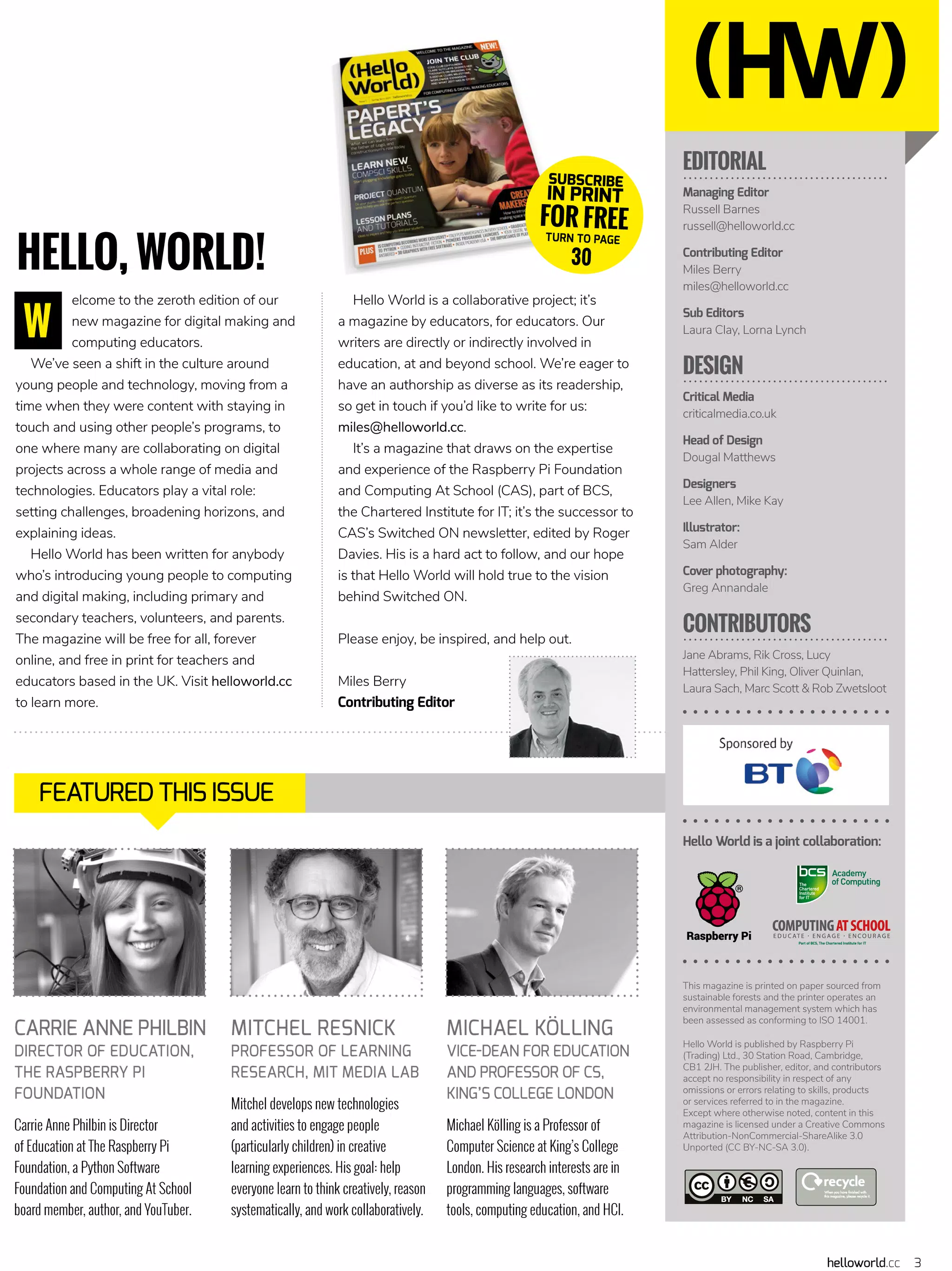 Hello World magazine Screenshots