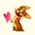 Animated Biscuit in Love Emoji