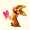 Animated Biscuit in Love Emoji