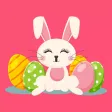Hand Drawn Happy Easter Eggs