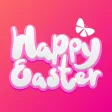 Happy Easter with Bunny & Egg