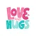 Love & Hugs Adorable Sticker