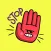 Hand Appreciations Sticker Emo
