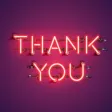 Thank You Typography Stickers Thank You Typography Stickers
