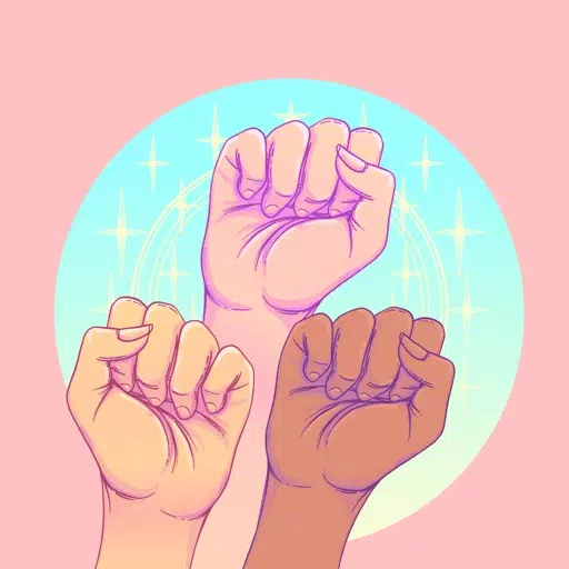 Happy Women's Day Sticker Emo Happy Women's Day Sticker Emo