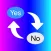 Yes No Reverse Stickers App