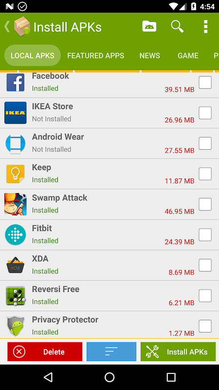 APK Installer Screenshots