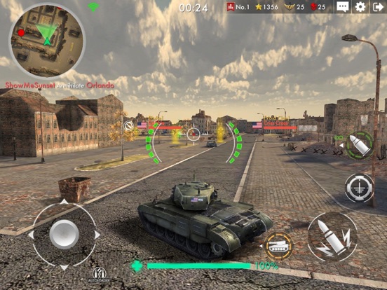 Tank Warfare: PvP Tanks Blitz iPad  স্ক্রিনশট