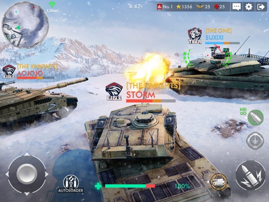 Tank Warfare: PvP Tanks Blitz iPad  স্ক্রিনশট