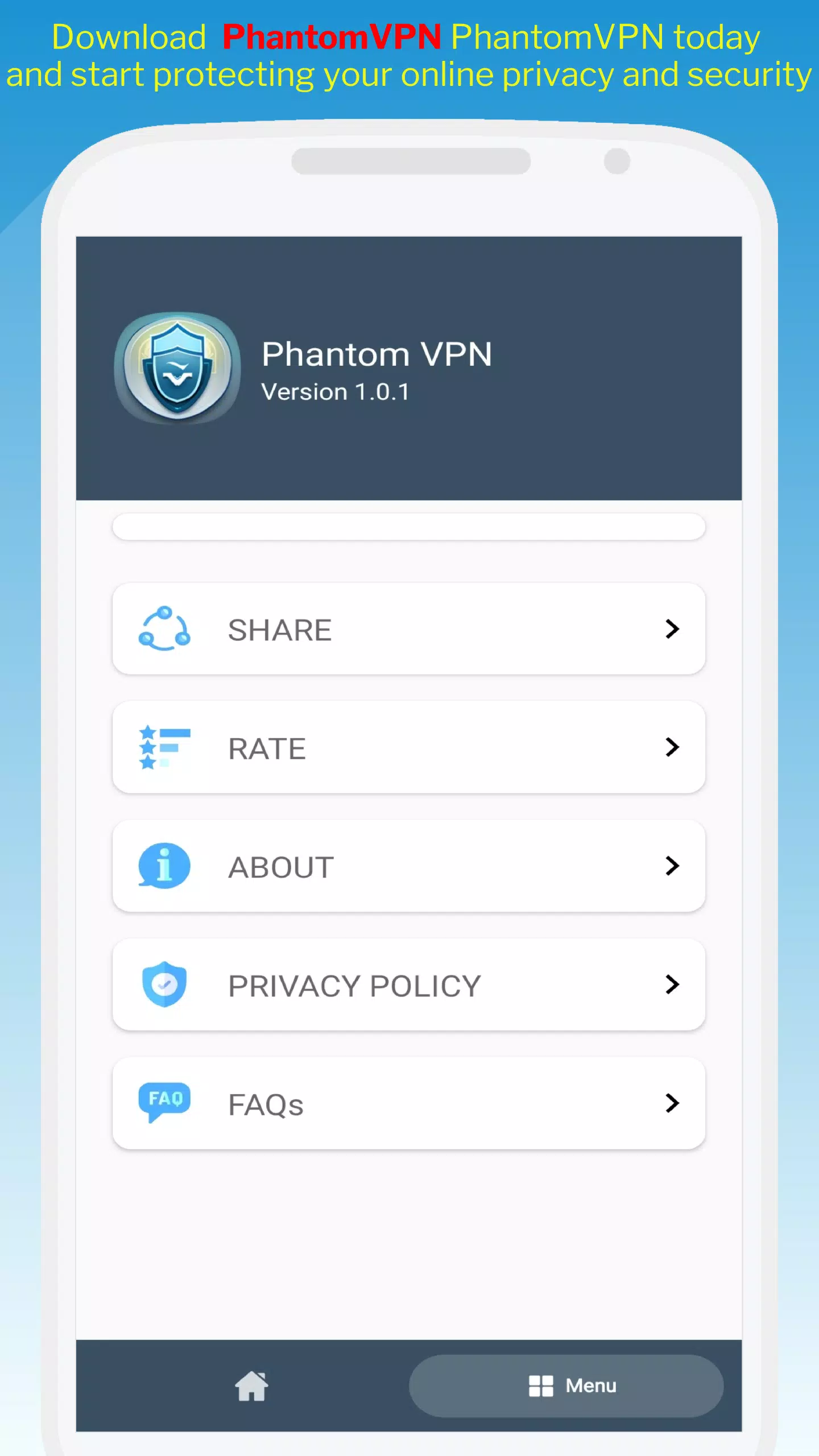 Phantom VPN Screenshots