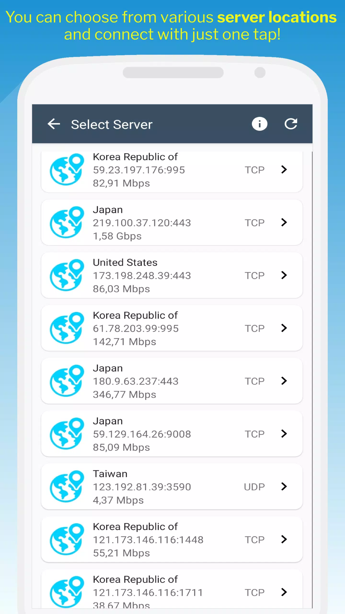 Phantom VPN Screenshots