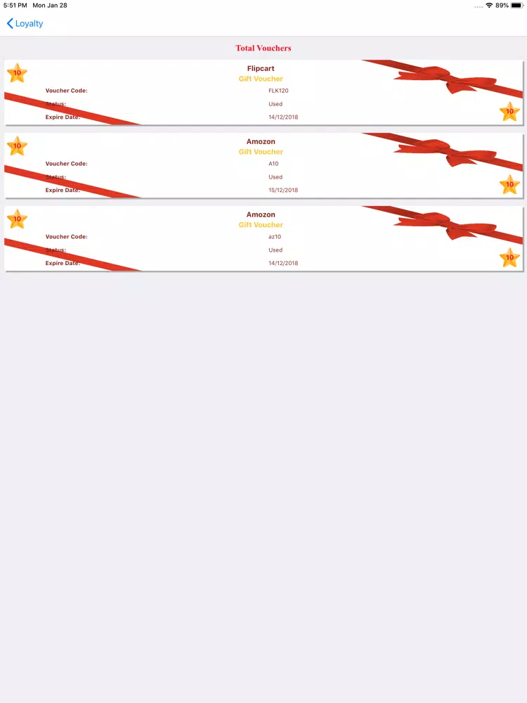 Fischer Loyalty iPad Screenshots
