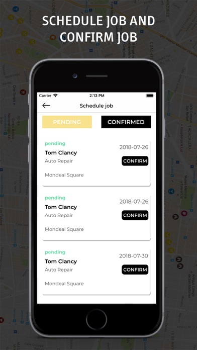 Call'a Mechanic Provider Screenshots