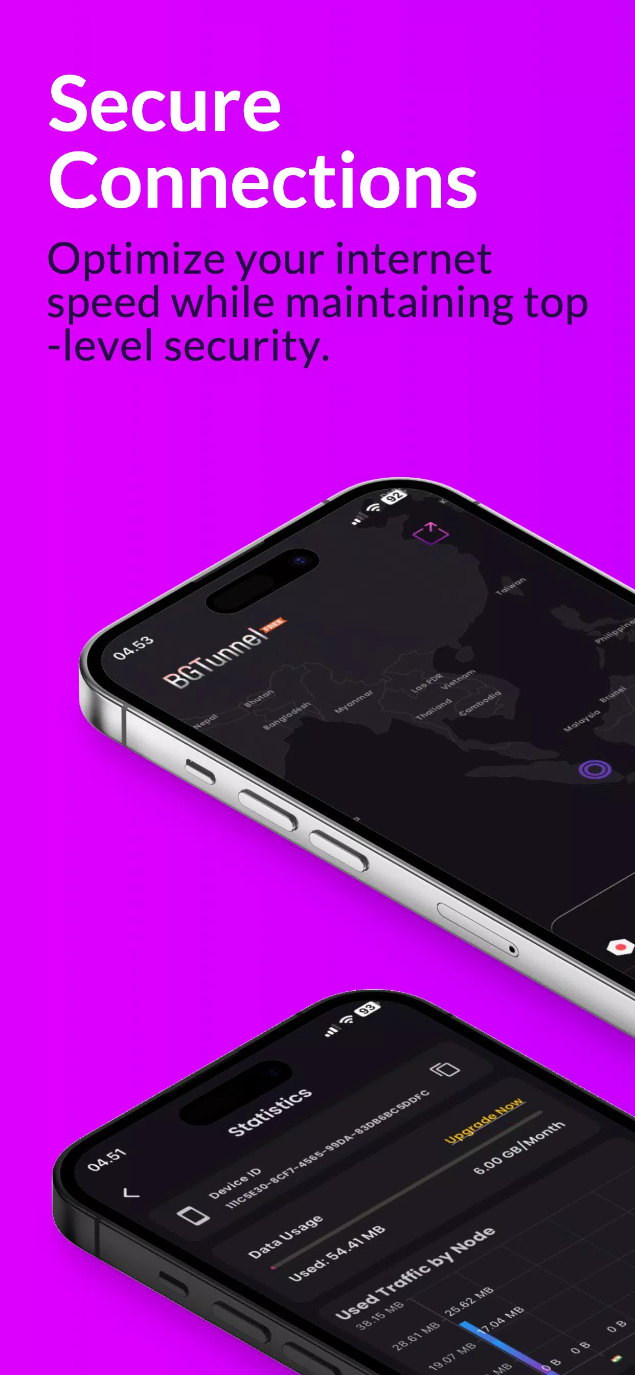 BGTunnel VPN Screenshots