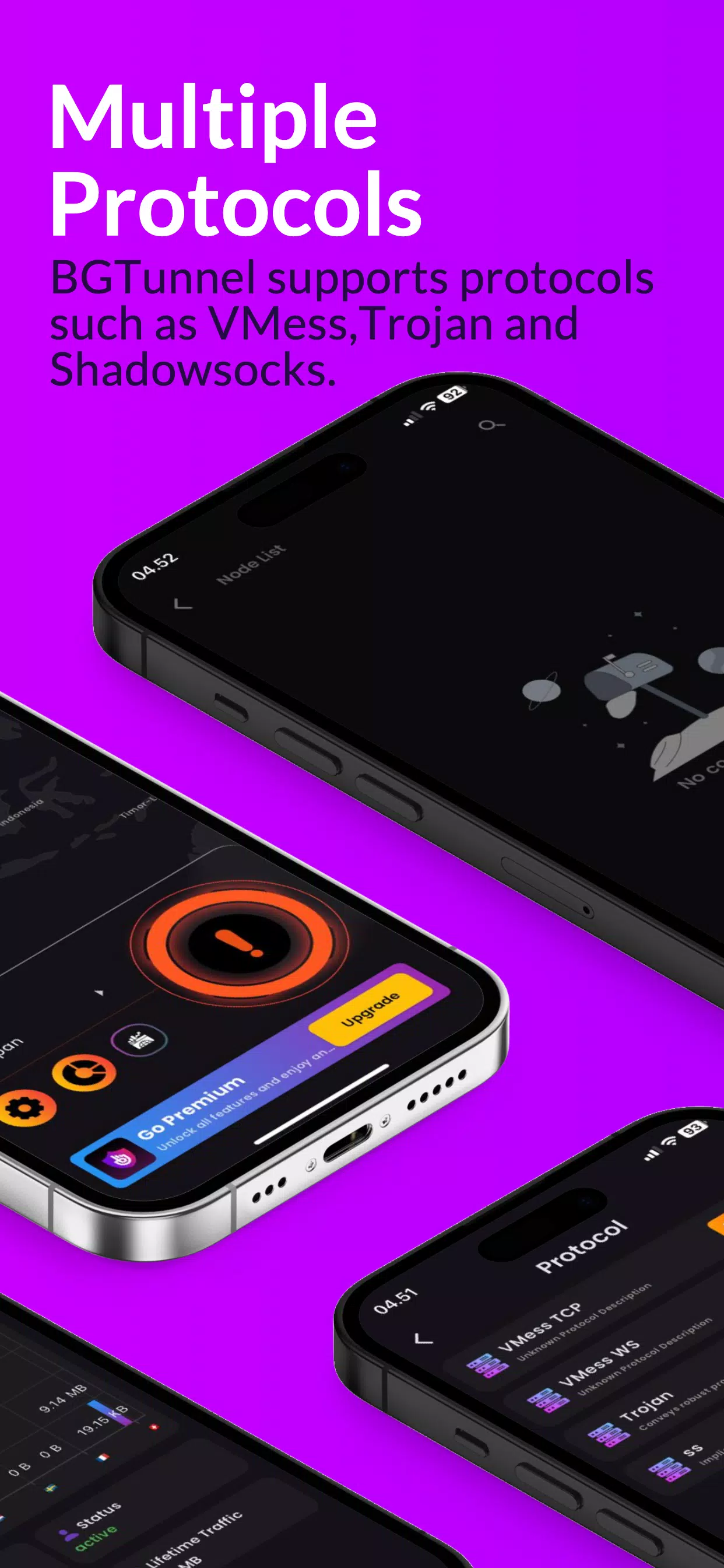 BGTunnel VPN Screenshots