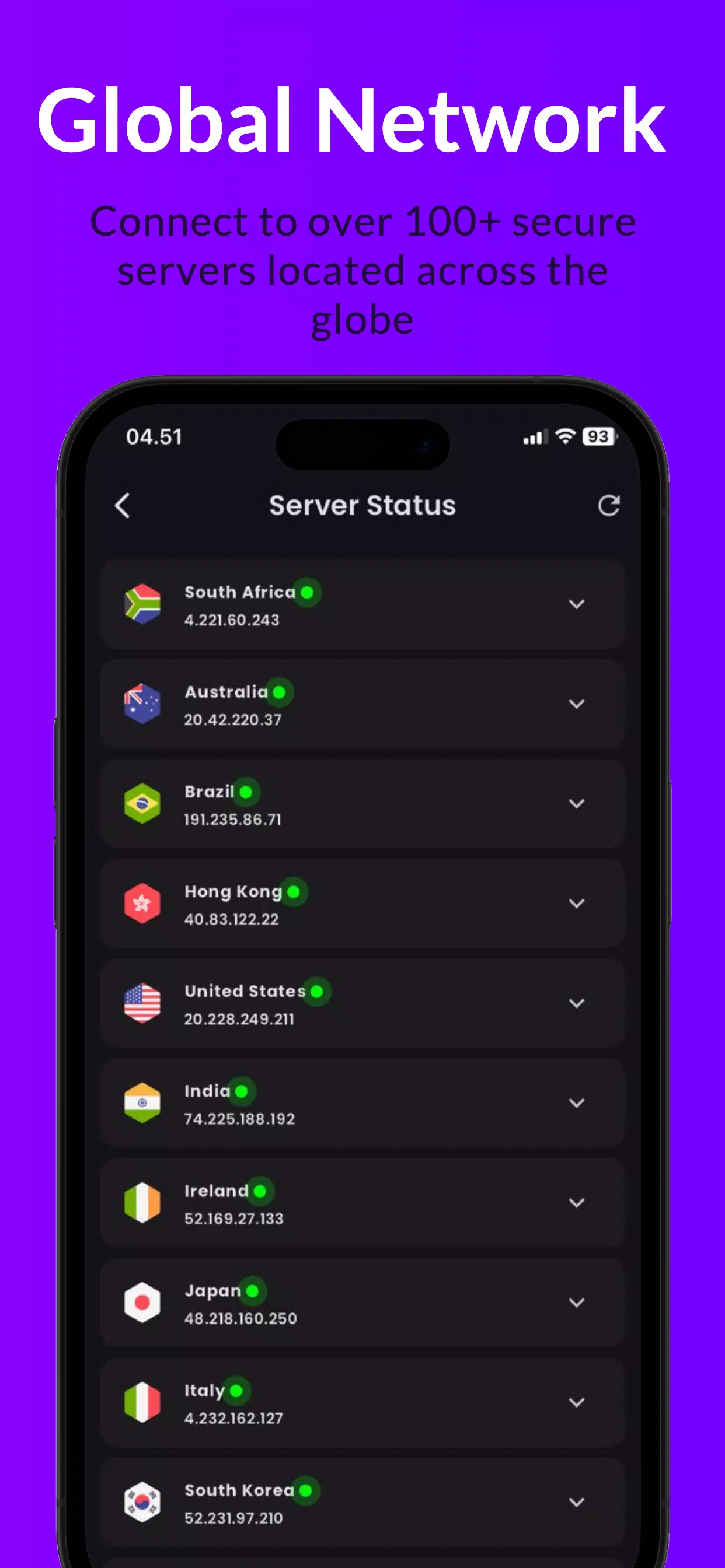 BGTunnel VPN Screenshots