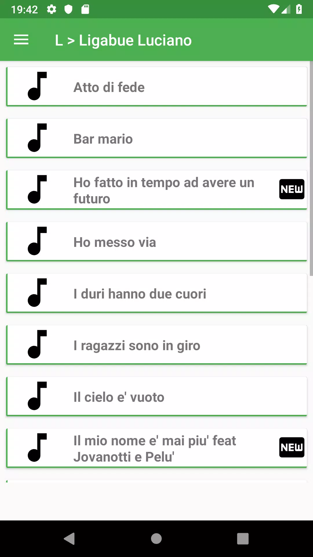 Canzoniere Italiano Screenshots