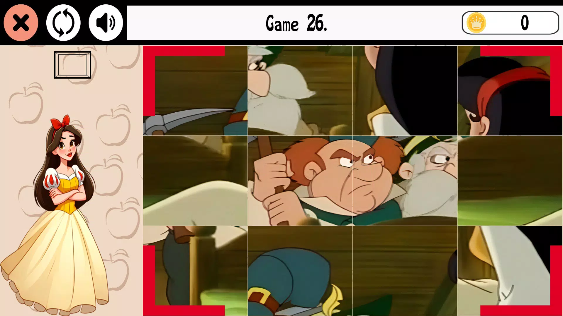 SnowWhite Puzzles Game Screenshots