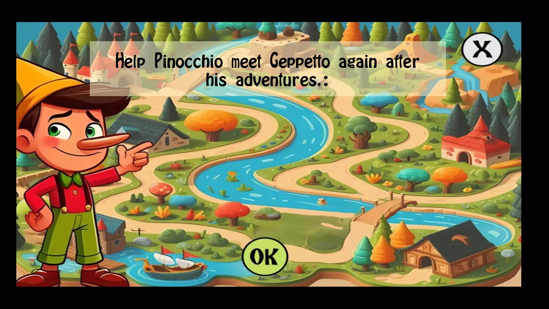 Pinocchio Story & Game Screenshots