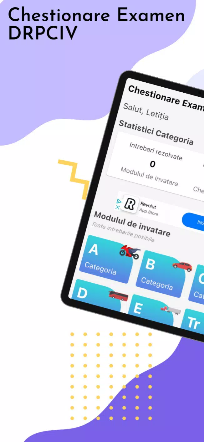 Chestionare Auto Examen DRPCIV Screenshots