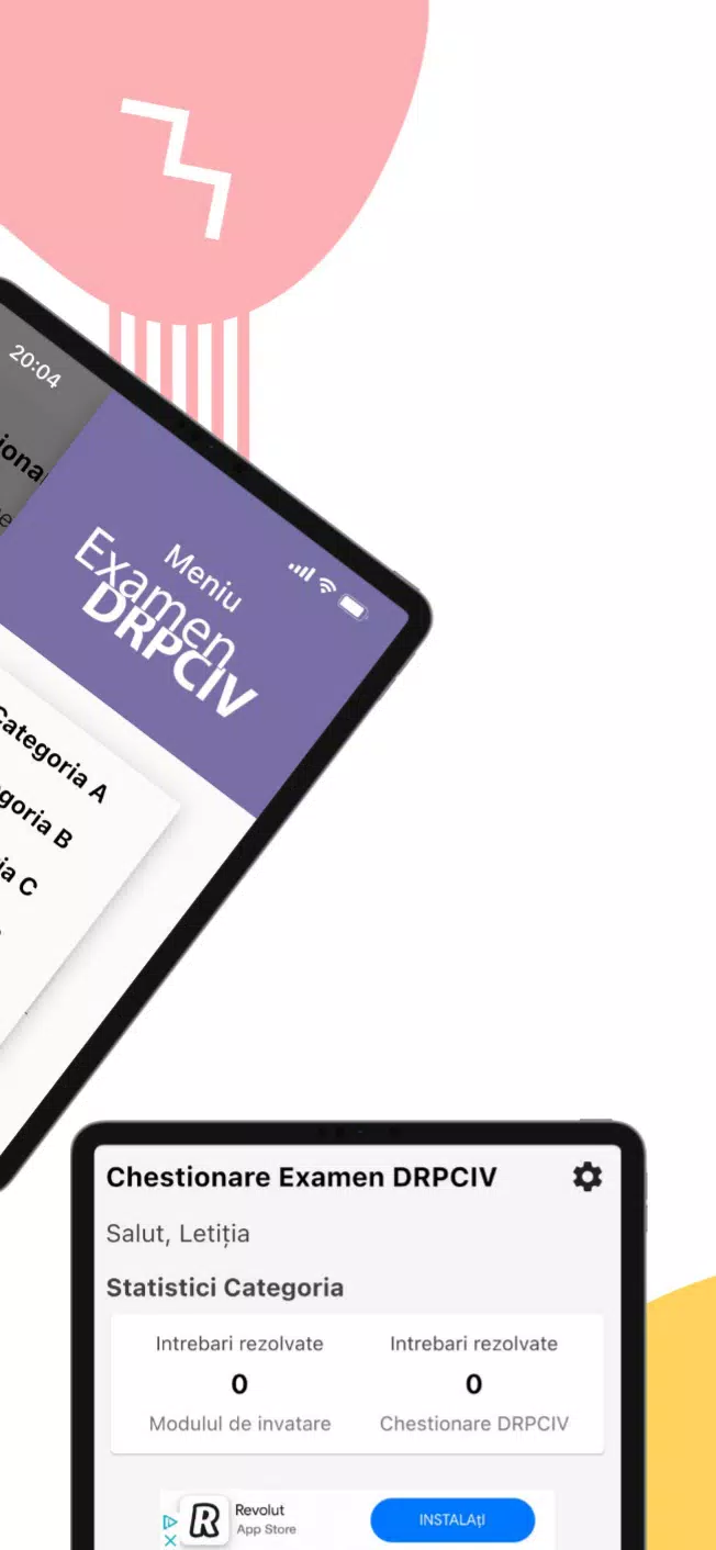 Chestionare Auto Examen DRPCIV Screenshots