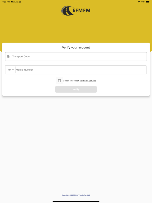 Efmfm - Employee App iPad Screenshots