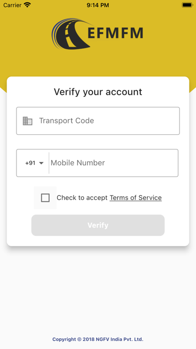 Efmfm - Employee App Screenshots