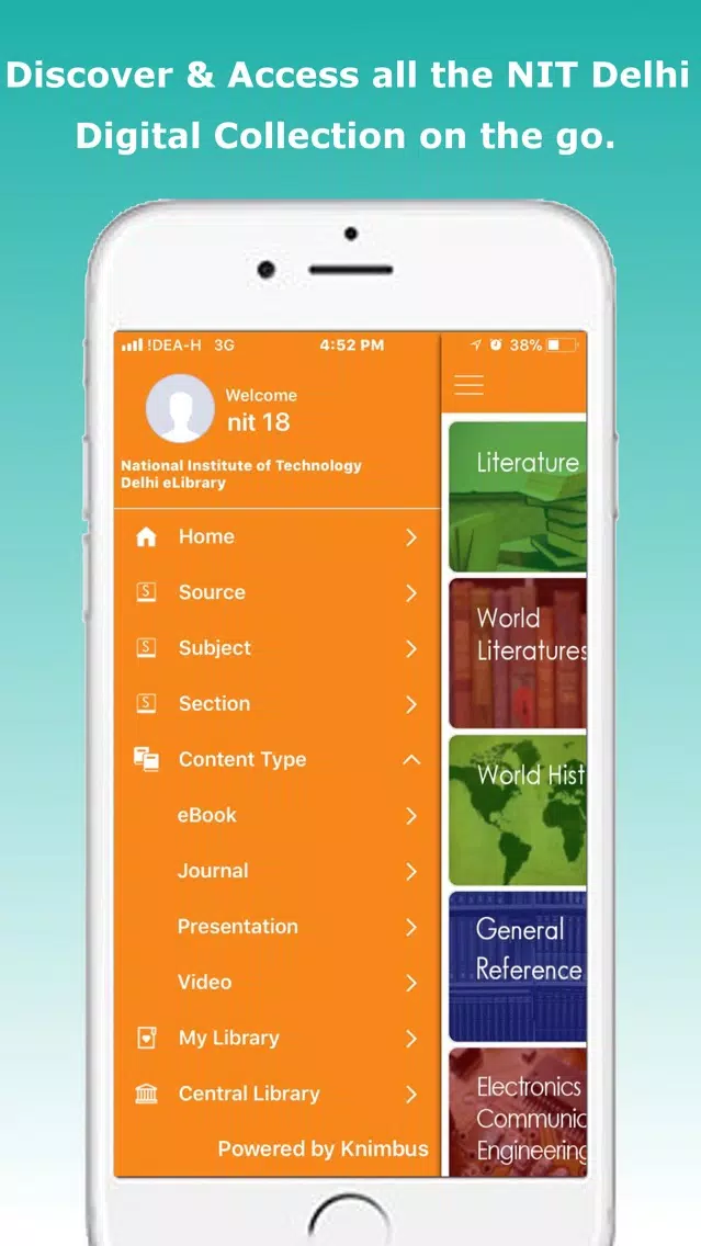 NIT Delhi eLibrary Screenshots