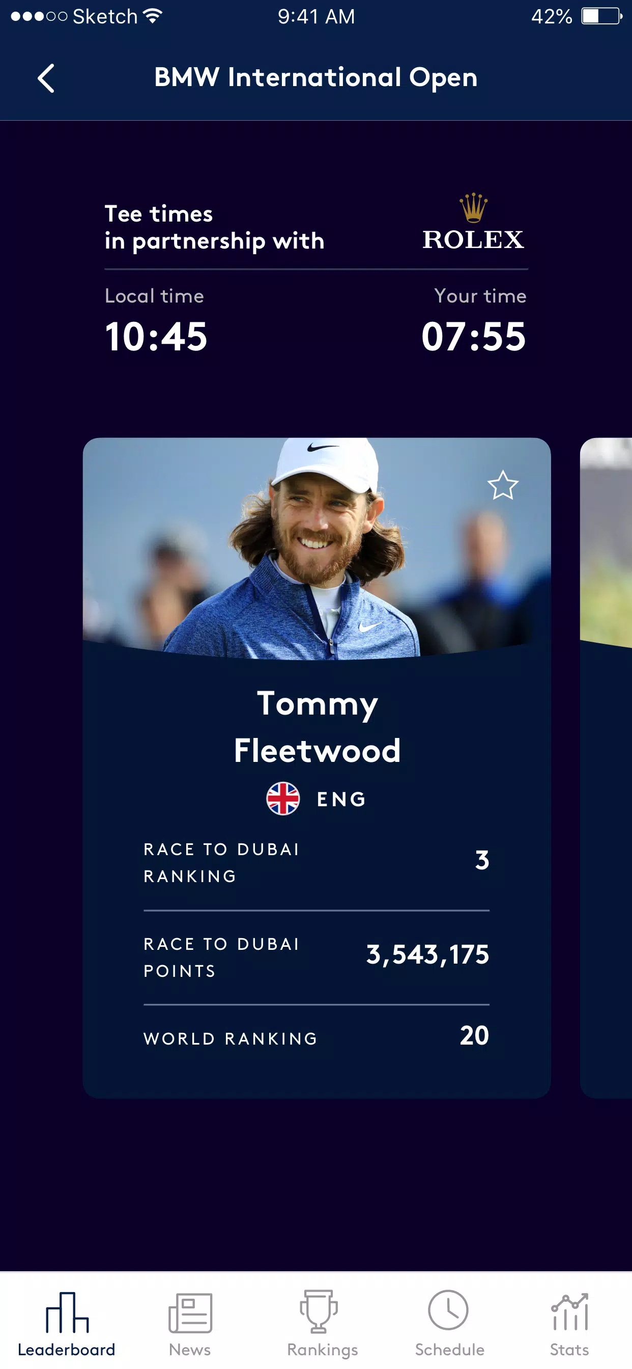 DP World Tour Screenshots