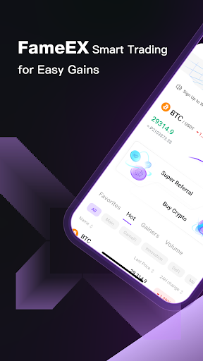 FameEX: Buy Bitcoin & Crypto Screenshots
