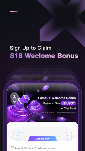 FameEX: Buy Bitcoin & Crypto Screenshots
