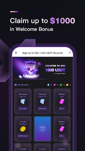 FameEX: Buy Bitcoin & Crypto Screenshots