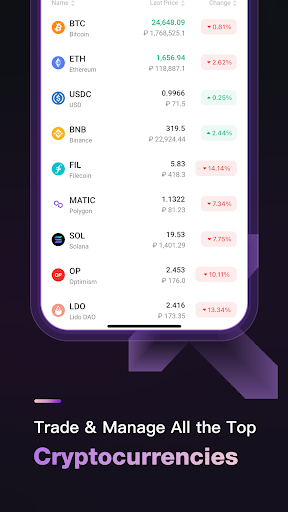 FameEX: Buy Bitcoin & Crypto Screenshots