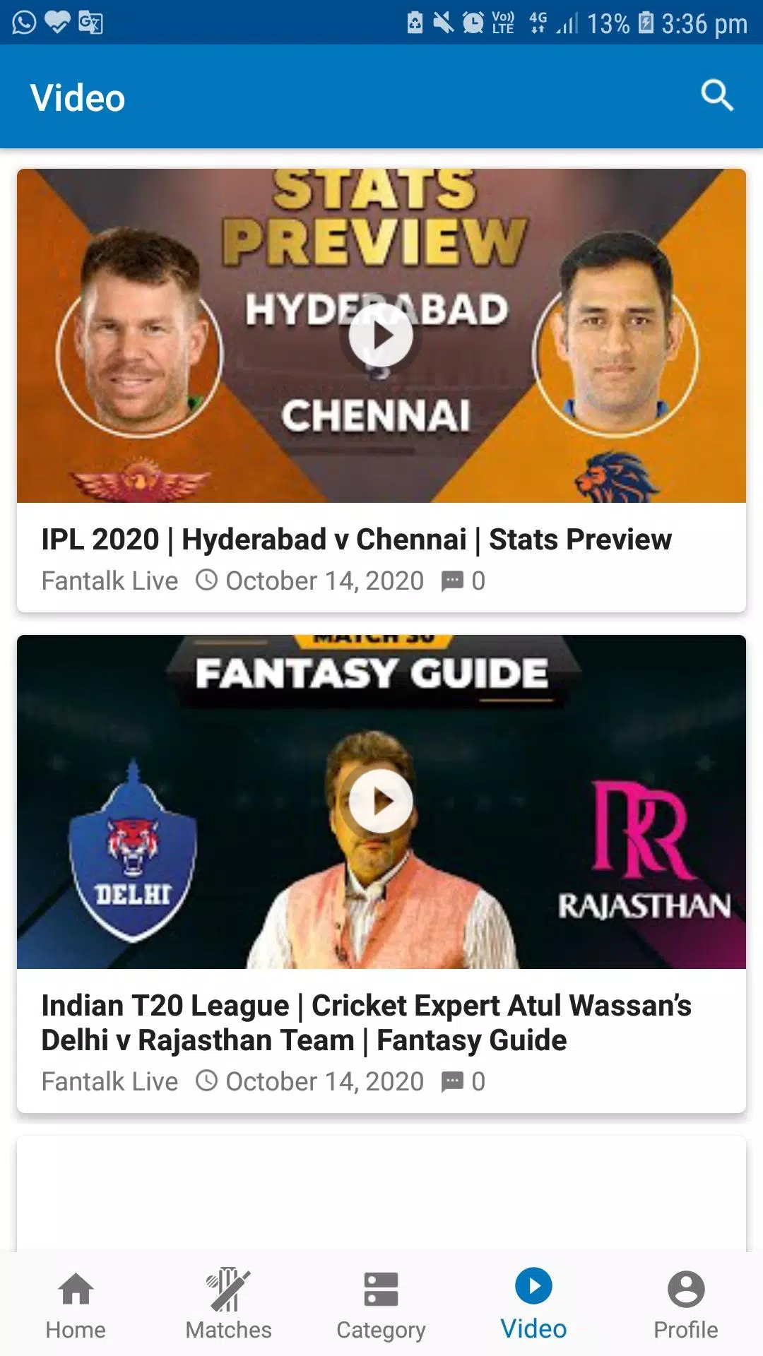 Fantalk Screenshots