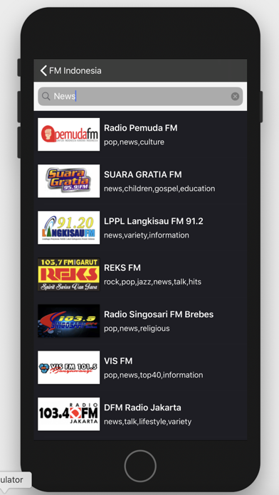 FM Indonesia Radio Record Live Screenshots