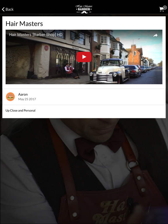 Hair Masters Barbers iPad Screenshots