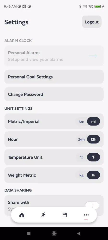 iHome Health & Fitness Screenshots