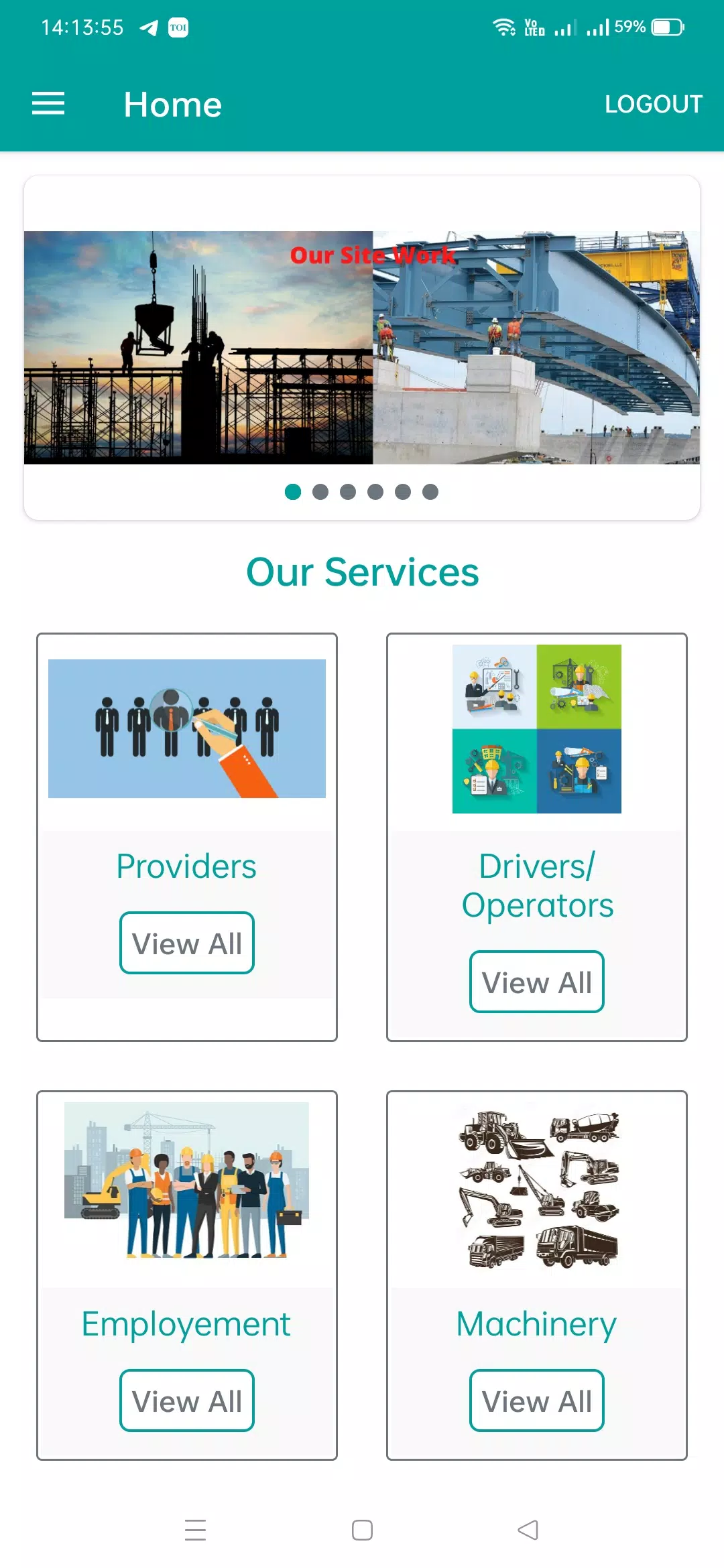 InfraCont Services Screenshots