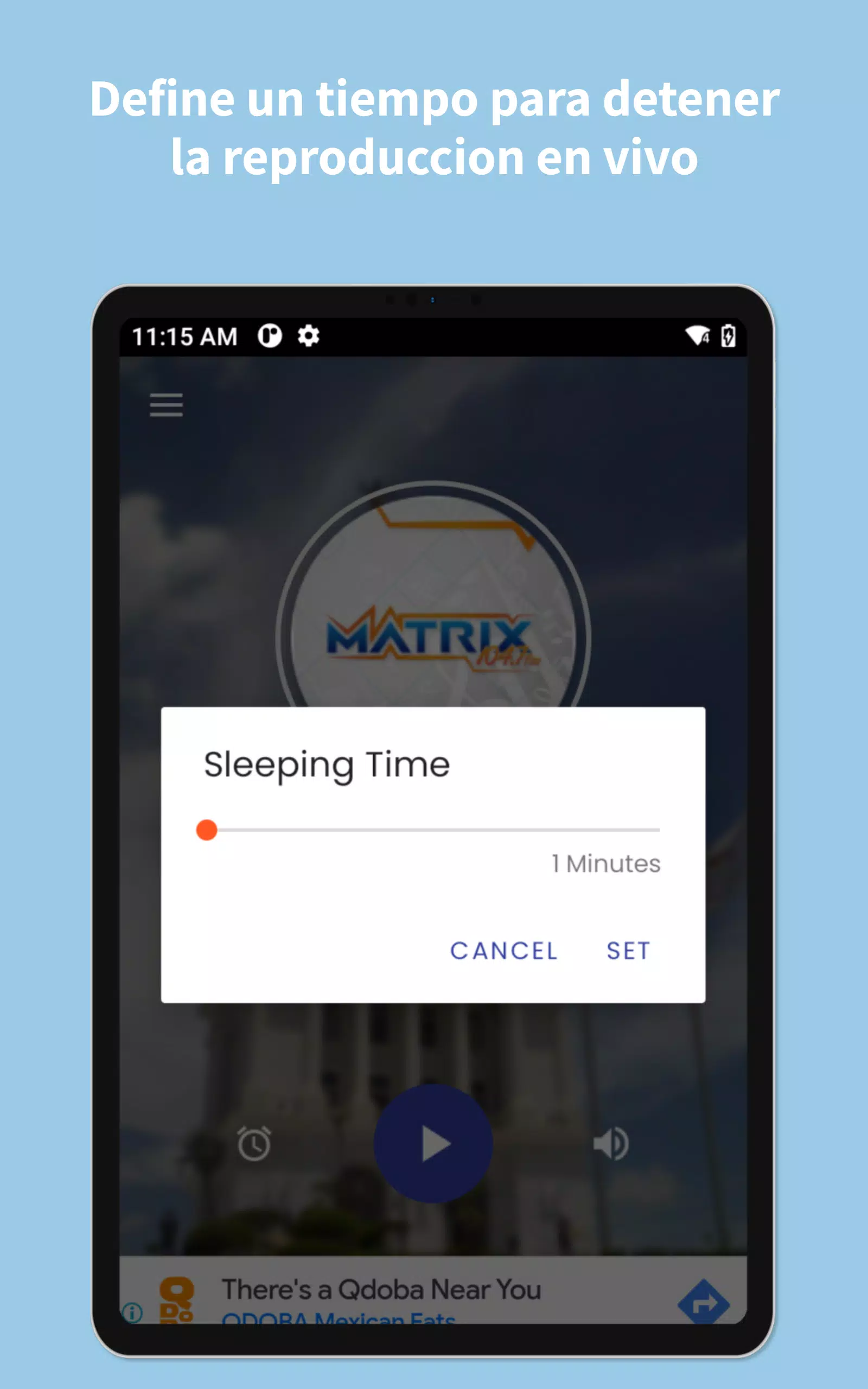 Matrix 104.7 - Radio Online Screenshots