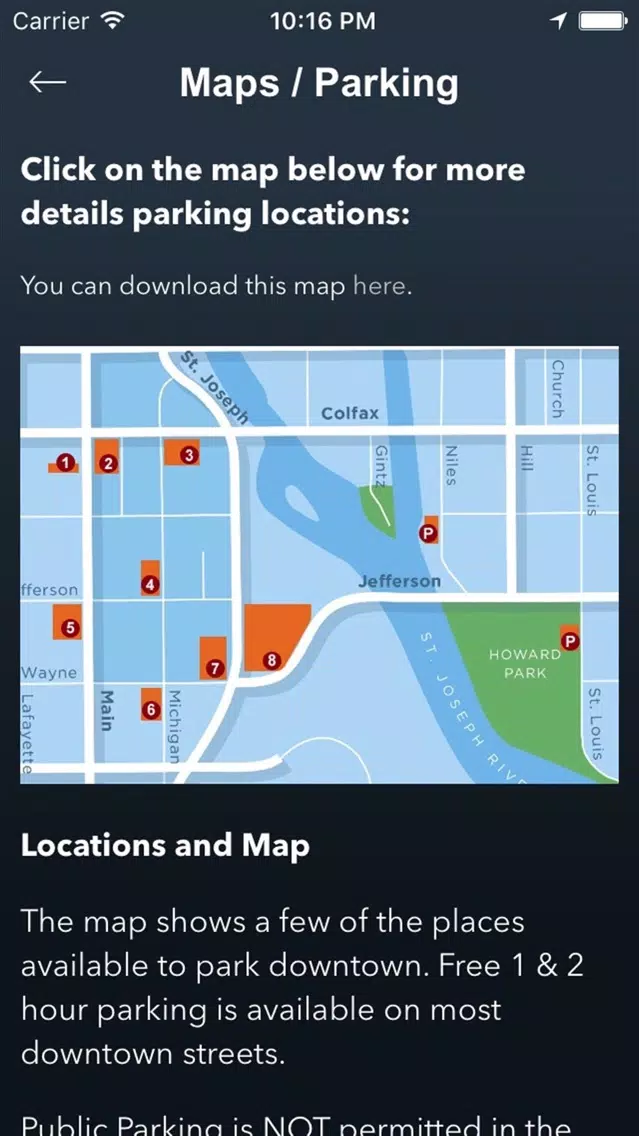 South Bend Events Screenshots