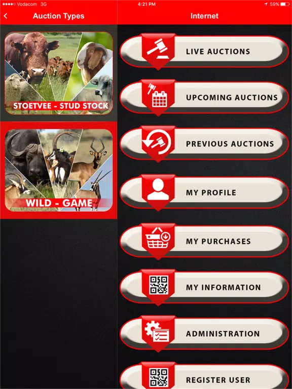 Vleissentraal iPad Screenshots