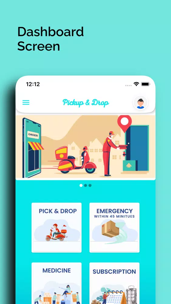 PickUp & Drop - Fast Delivery Screenshots