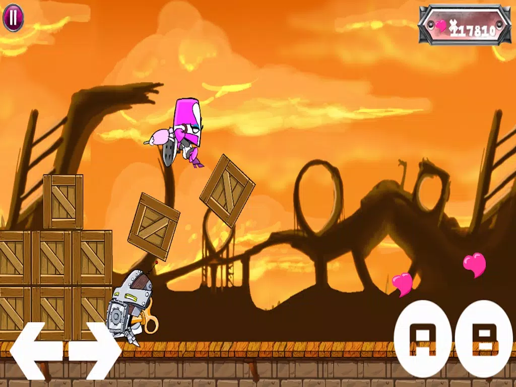 A Pink Knight vs Bionic Heroes iPad  Screenshots