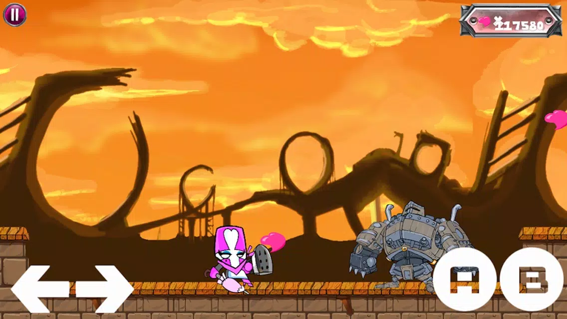 A Pink Knight vs Bionic Heroes Screenshots